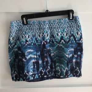 H&M Geometric Print Mini Skirt